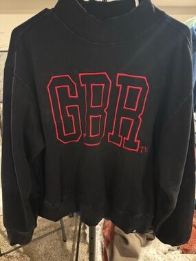 Black GBA Embroidered Crewneck Sweatshirt - Unbranded